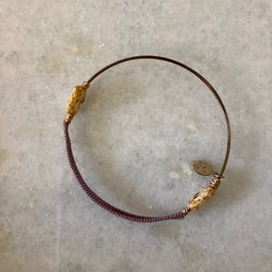 Purple bracelet